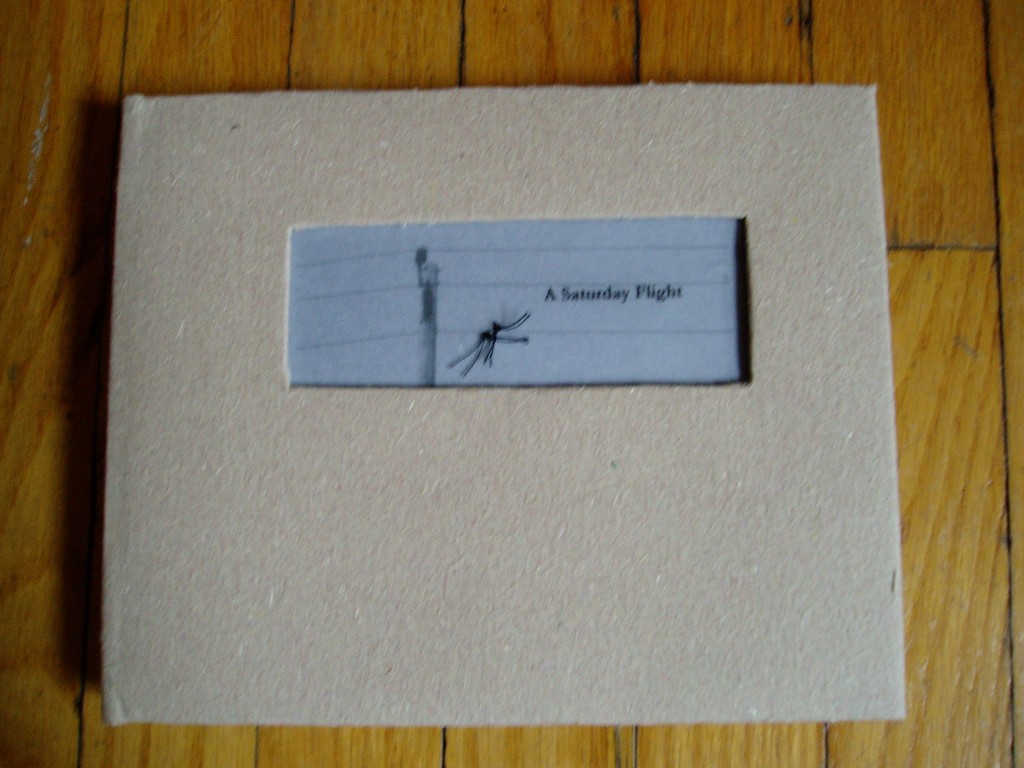 crows flank the highway, hand-bound by Lindsay Zier-Vogel