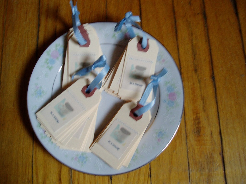 in a tea cup, hand-bound by Lindsay Zier-Vogel