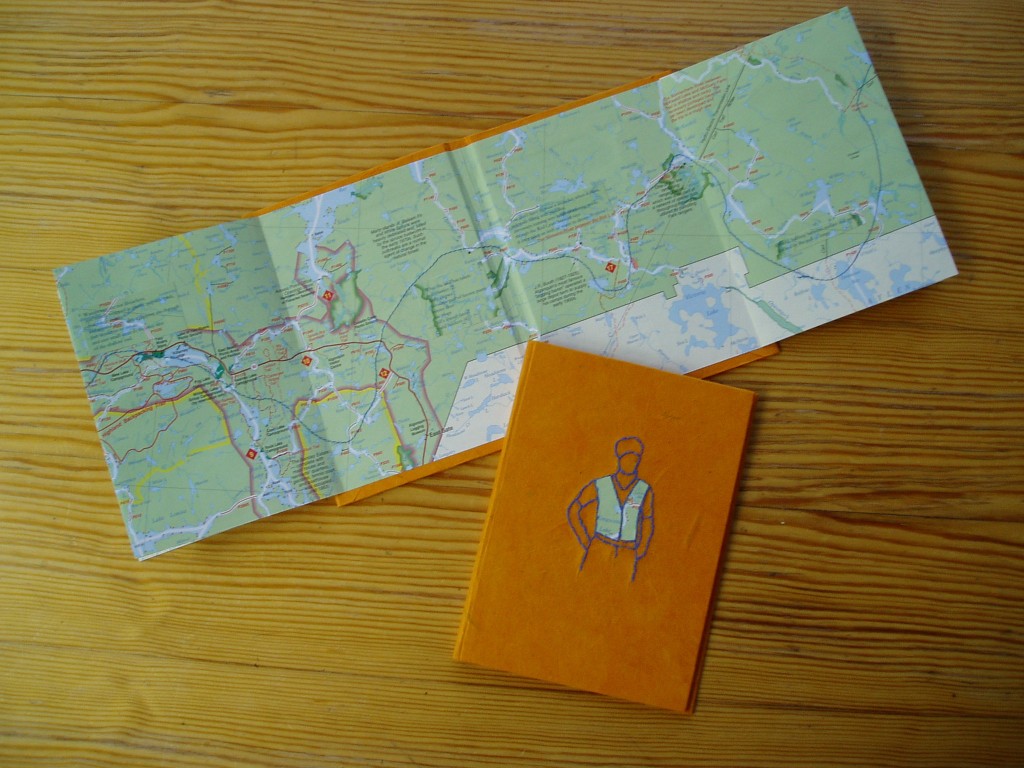 Algonquin park, hand-bound by Lindsay Zier-Vogel