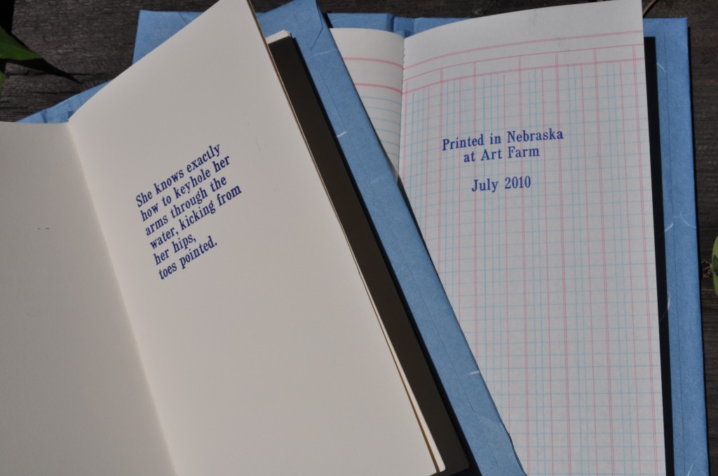 DSC_0595 a miracle, somehow, nebraska, letterpress, handbound book