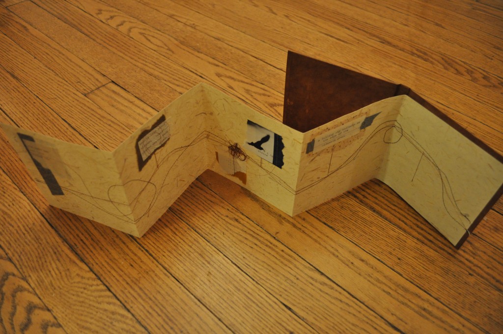 handmade book, lindsay zier-vogel, letting sunday in