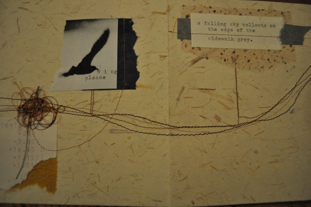 handmade book, lindsay zier-vogel, letting sunday in