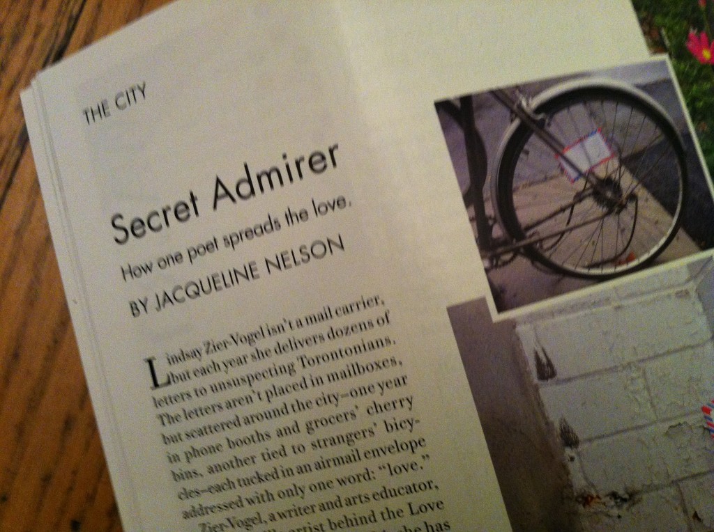 photo 8 Lindsay zier-vogel, love lettering project, Taddle Creek magazine