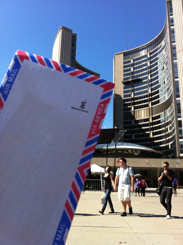 toronto city hall, love lettering project