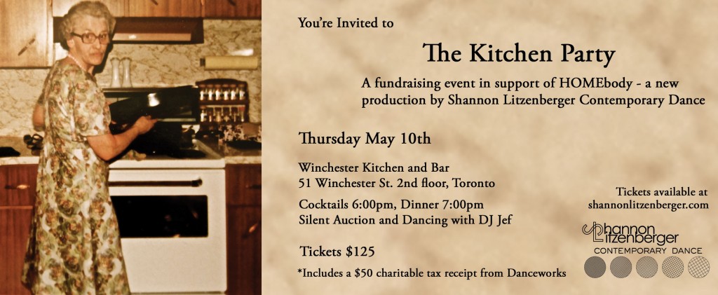 shannon litzenberger, kitchen party, HOMEbody, dance, toronto